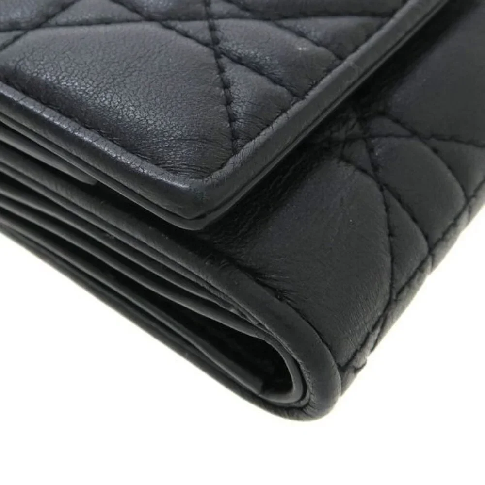 Christian Dior Lady Dior Lotus Wallet m900
